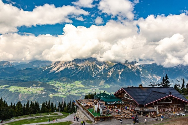 Pohled na Dachstein