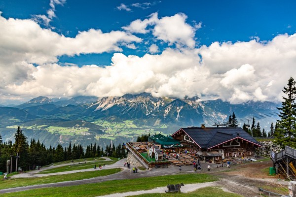 Schladming - Planai – Aussicht auf den Dachstein