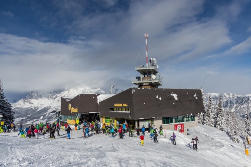 Ski areál: Schladming - Planai - horní stanice Planai - 1825 m.n.m.