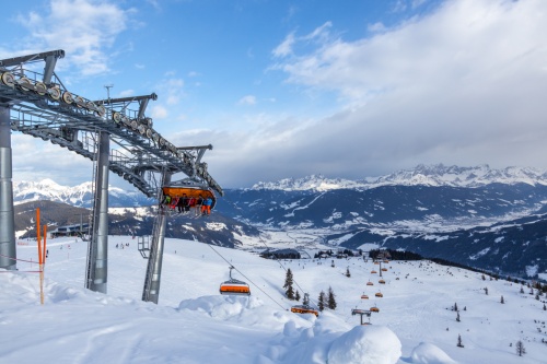Ski areál: Flachau – Snow Space Salzburg - každý rok se zde jezdí světový pohár žen ve slalomu