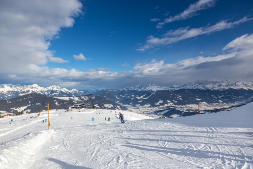 Ski areál: Flachau – Snow Space Salzburg - 	 sjezdovky jsou zde velké a široké