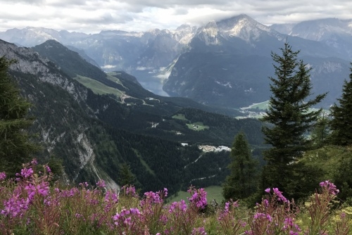 Orlí hnízdo (Kehlsteinhaus) - pohled na Königsee z Orlího hnízda