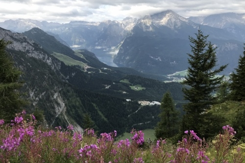 Orlí hnízdo (Kehlsteinhaus) - pohled na Königsee z Orlího hnízda