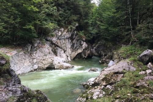 Soutěska na řece Lammer (Lammerklamm) - příroda je zde opravdu nádherná