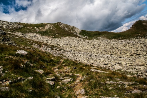 Výstup na Seekarspitze (2350 m) z Obertauern - cestou na vrchol Seekarspitze