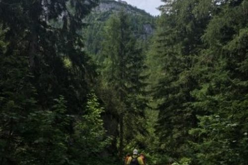 Orlí hnízdo (Kehlsteinhaus) - nahoru se můžete vydat i po svých, trasa je středně náročná