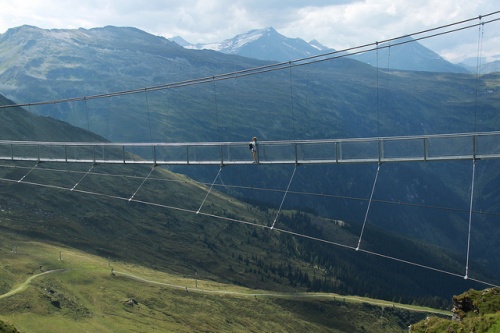 Visutý most Stubnerkogel v Bad Gastein - visutý most Stubnerkogel je opravdu zážitek