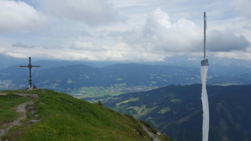 Pokoření hory Lackenkogel - 2.054 m.n.m. - pohled z vrcholu Lackenkogel