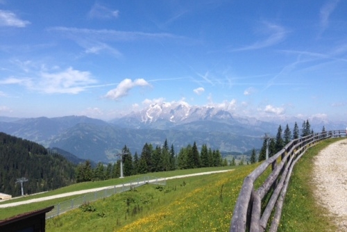 Dobrodružný horský svět v rakouském Wagrain (Wagrain Grafenberg) - panoramata nesmí chybět