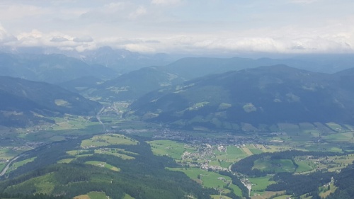 Pokoření hory Lackenkogel - 2.054 m.n.m. - pohled z vrcholu hory Lackenkogel