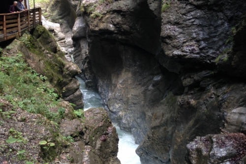 Lichtenštejnská soutěska (Liechtensteinklamm) - stezka Lichtenštejnskou soutěskou