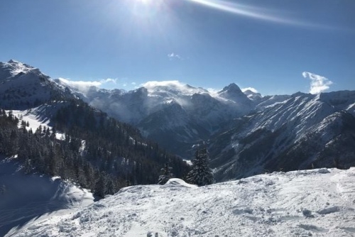 Silvestrovské lyžování na Zauchensee