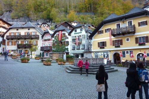 Městečko Hallstatt a nejstarší solné doly na světě, světové dědictví UNESCO