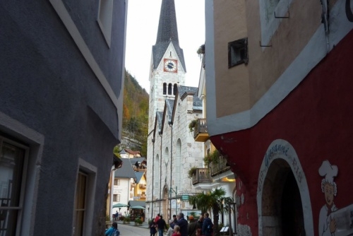 Městečko Hallstatt a nejstarší solné doly na světě, světové dědictví UNESCO