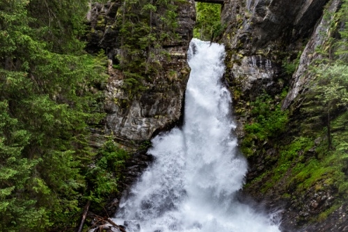 Wilde Wasser Untertal - ráj stezek blízko Schladmingu - nechybí i menší vodopády