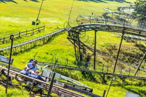 Flachau - zábavný park a bobová dráha 