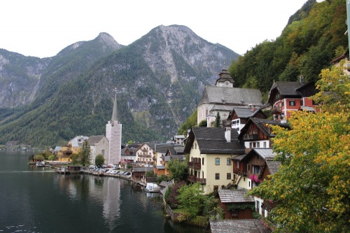 Poslední zářijový víkend jsme měli stále léto!  - památka UNESCO - městečko Halstatt