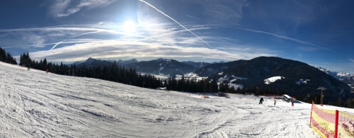 Silvestrovské lyžování