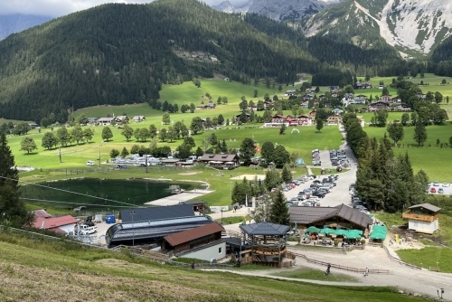 Zážitkový ráj Rittisberg - parkoviště a Ramsau beach