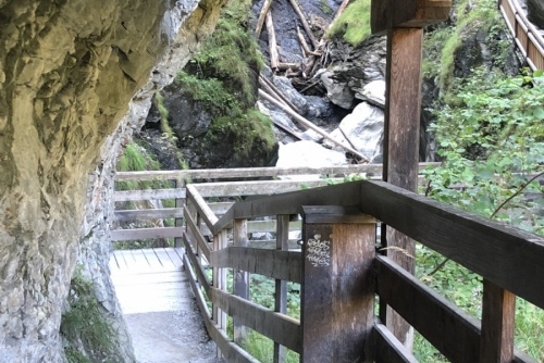 Soutěska Kitzlochklamm - soutěska 