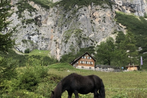 Soutěska Silberkarklamm - chata Silberkarhütte