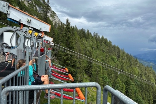 Do Gröbmingu za adrenalinovou jízdou na ZIPLINE - nástup na jízdu