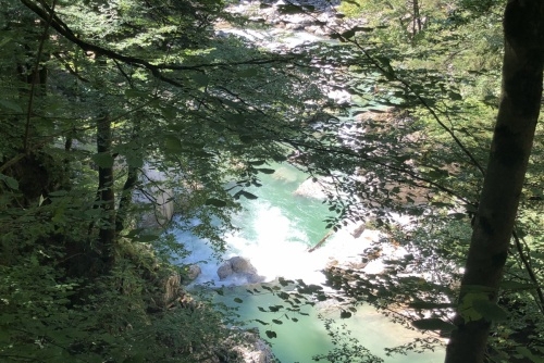 Soutěska na řece Lammer (Lammerklamm)