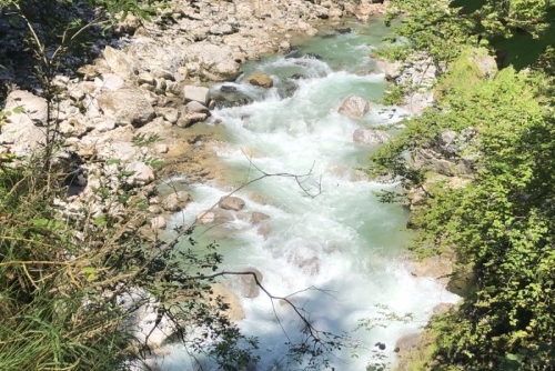 Soutěska na řece Lammer (Lammerklamm)