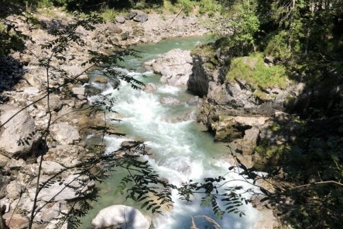 Soutěska na řece Lammer (Lammerklamm)