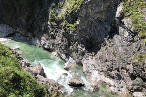 Soutěska na řece Lammer (Lammerklamm)