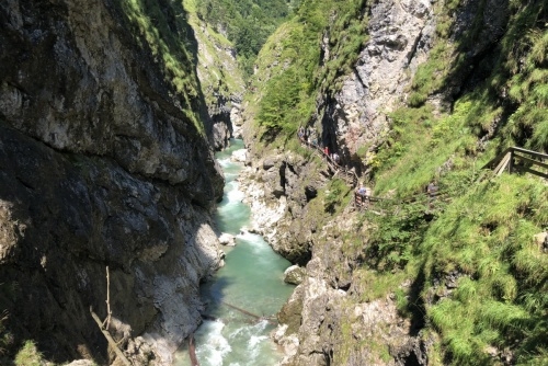 Soutěska na řece Lammer (Lammerklamm)