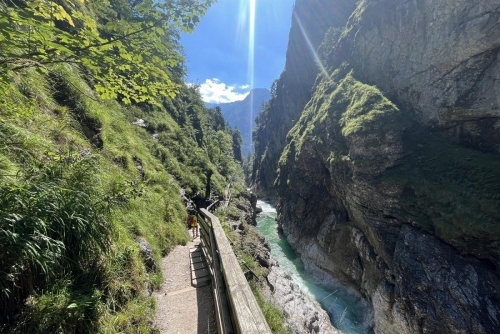 Soutěska Lammerklamm - tip na září