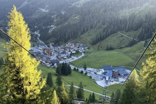 Východ slunce nad Zauchensee - Zauchensee - pohled z lanovky