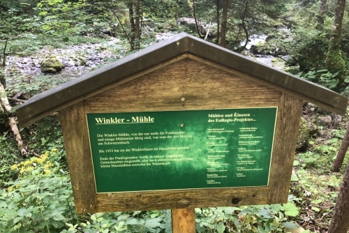 Scheffau - stezka lesem Mühlenrundweg