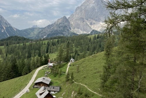 Podzimní turistika v Alpách