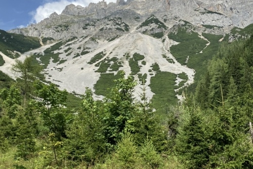 Podzimní turistika v Alpách