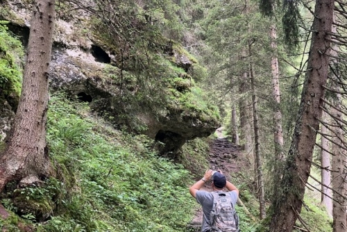 Podzimní turistika v Alpách