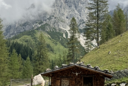 Podzimní turistika v Alpách