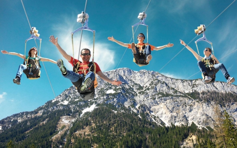 Nach Gröbming zur Adrenalinfahrt auf der ZIPLINE