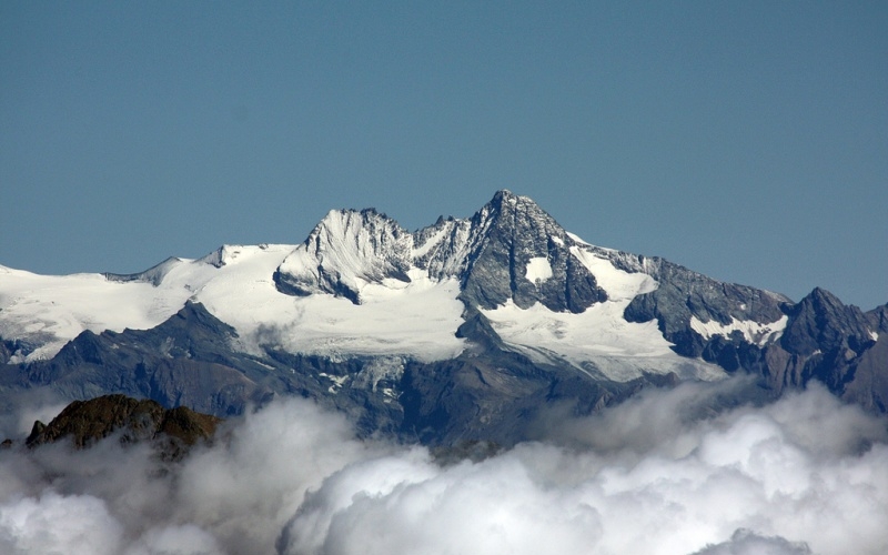 Nejvyšší hora Rakouska Grossglockner